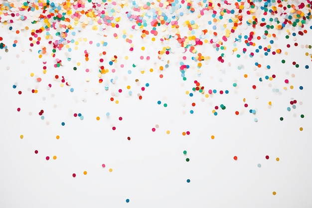 Photo colorful confetti