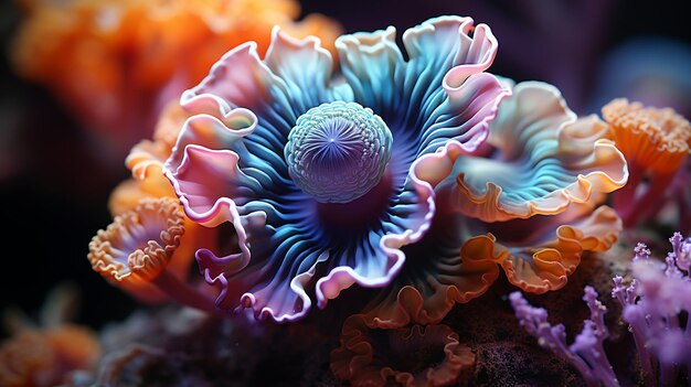 Photo colorful coral