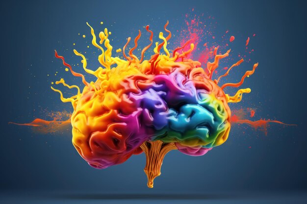 Colorful Creative Brain