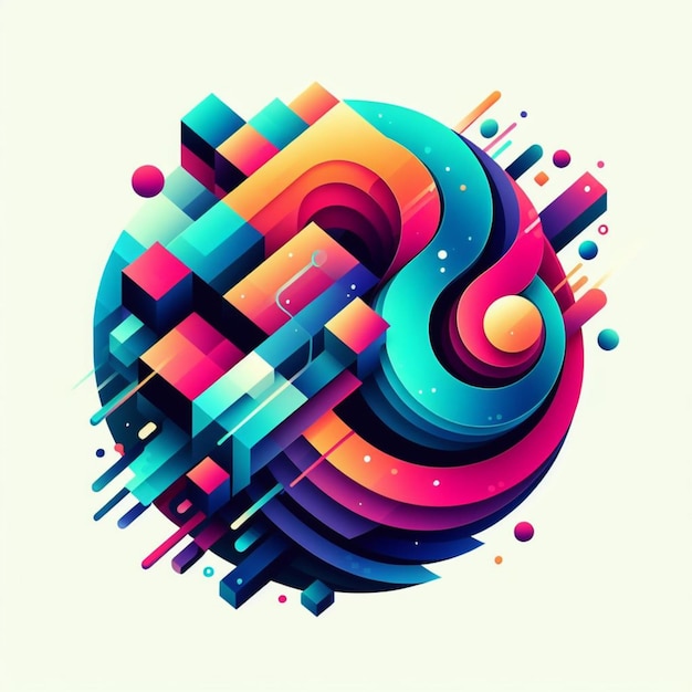 Colorful and creative logo design