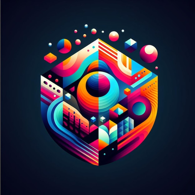 Colorful and creative logo design