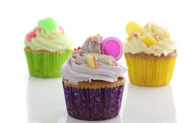 Colorful cupcakes