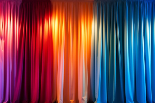 Colorful curtain