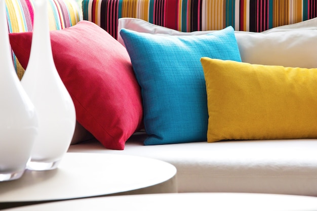 Colorful cushions