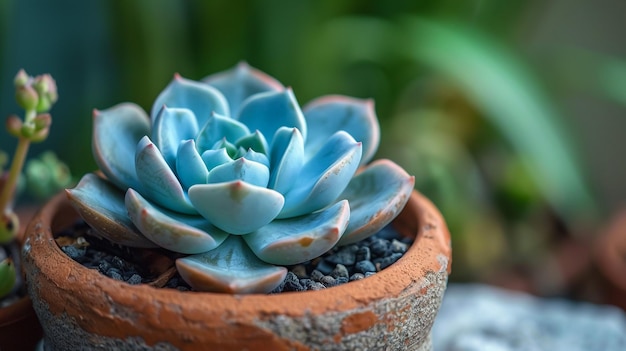 Colorful desert succulent