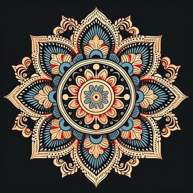 a colorful design of a mandala that says quot the word quot on it