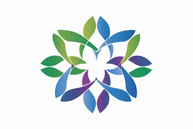 a colorful design that is made by the artist