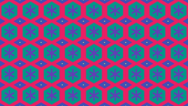 a colorful design that is in purple and green