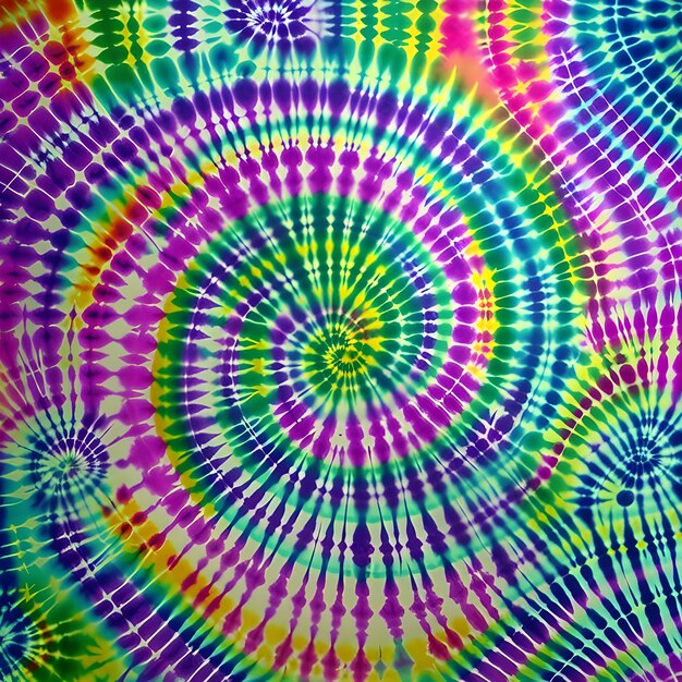 A colorful design on a wall in a store called rainbow