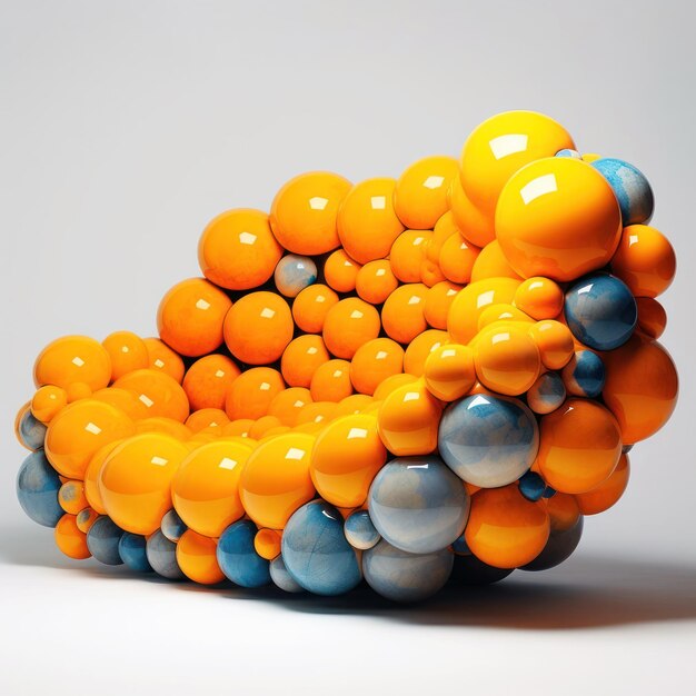 A colorful designer sofa made of colorful soft balls1