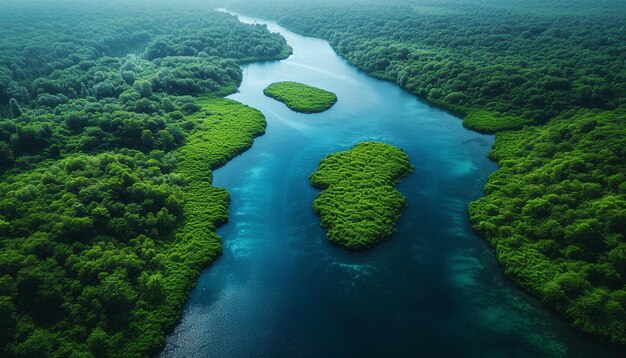 Colorful different type landscape scenery