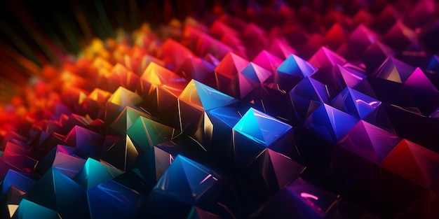 A colorful display of cubes generative ai