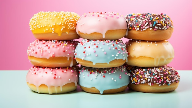 Colorful donuts