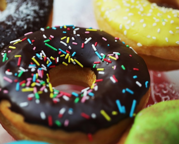 Colorful donuts