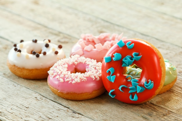 Colorful donuts