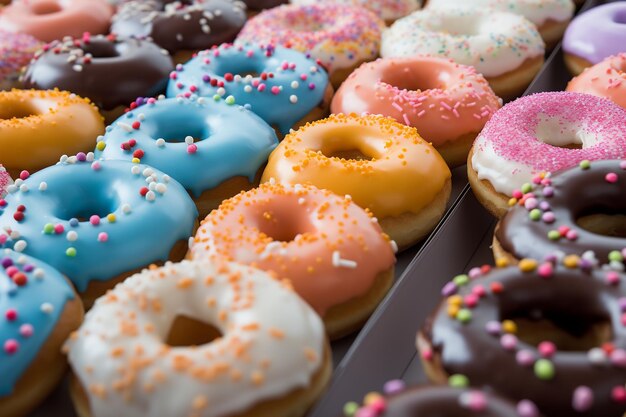 Colorful donuts