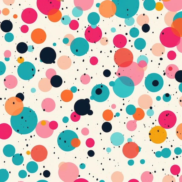 colorful dots are all over the place.