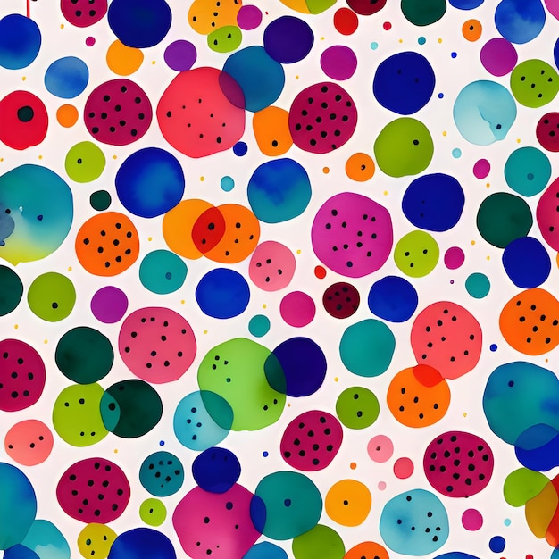 Colorful dots background