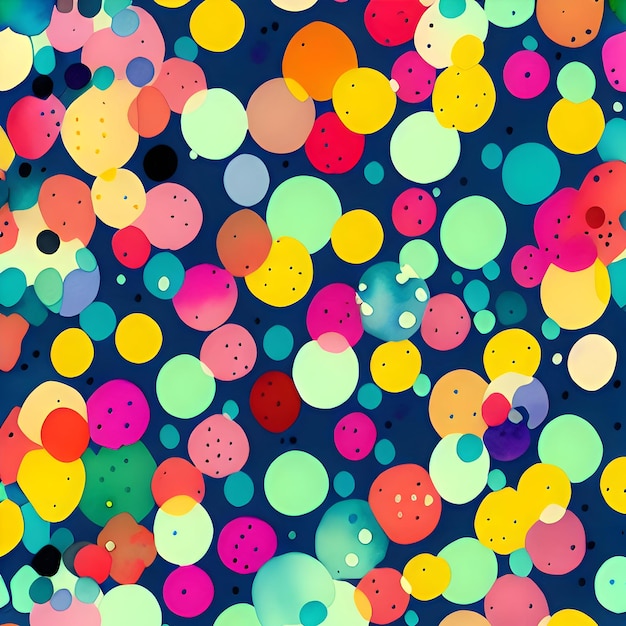 Colorful dots background