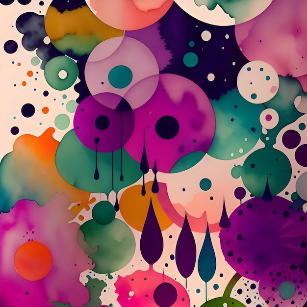 Colorful dots background