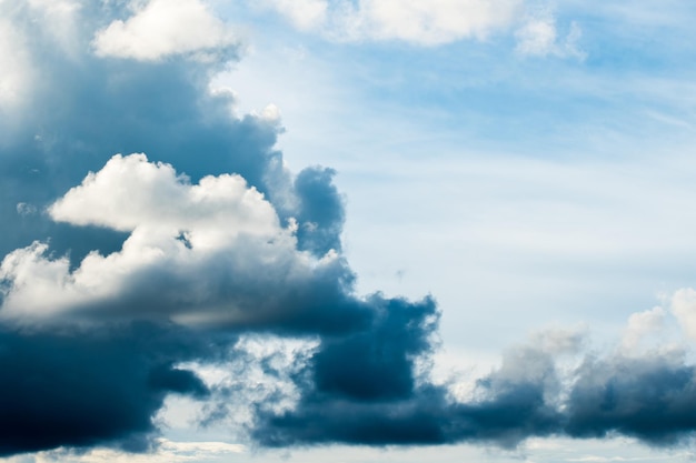 colorful dramatic sky with cloud at sunset