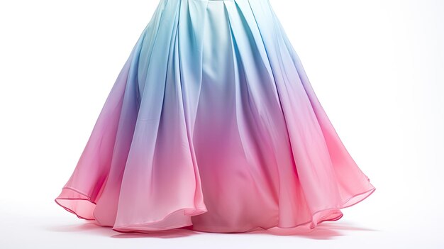 a colorful dress with a pink and blue color scheme.