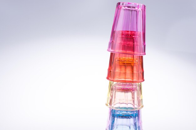 Colorful drinking glass