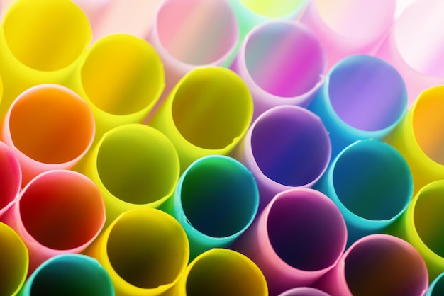 Colorful Drinking straws