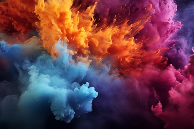 colorful dust background