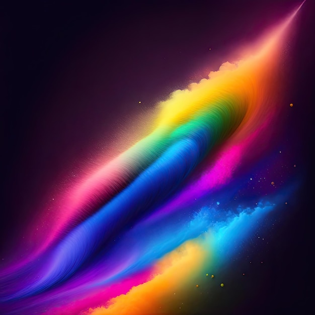 Colorful Dust Background