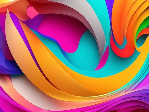 Colorful Dynamic Flow New Background Image