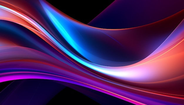 Colorful dynamic lines background