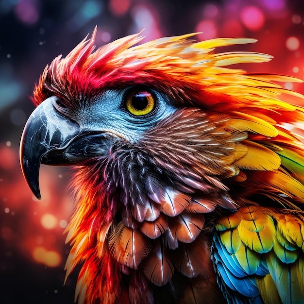 colorful eagle