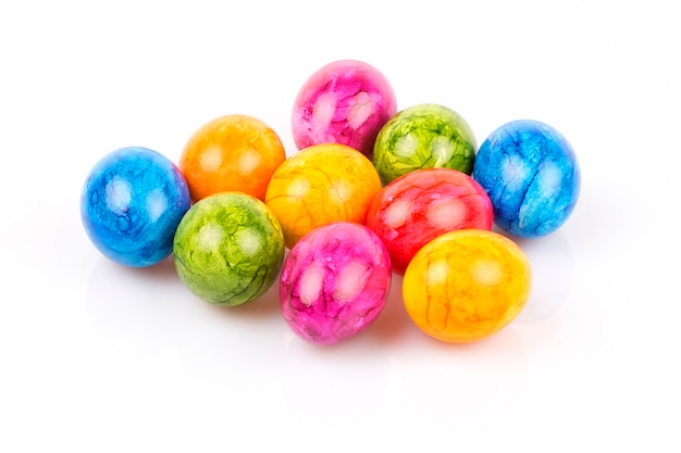 colorful easter eggs