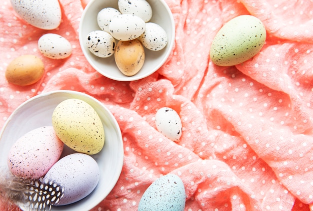 Colorful Easter eggs