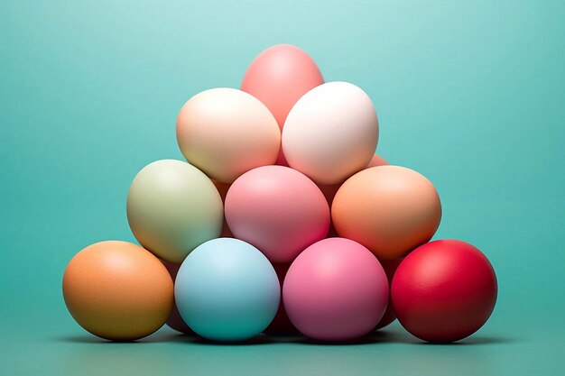 Colorful Easter eggs