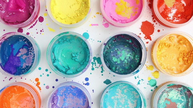 Colorful Embossing Powders for Vibrant Projects