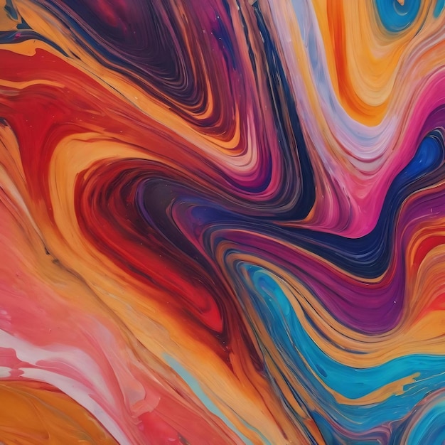A colorful exploration of creative energy abstract multicolored paint background acrylic texture wit