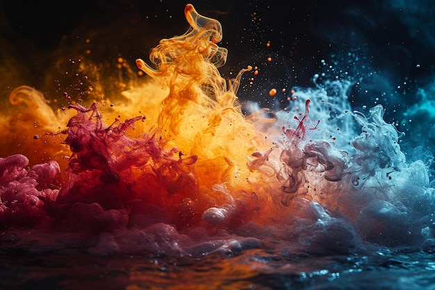 写真 colorful explosion of creativity