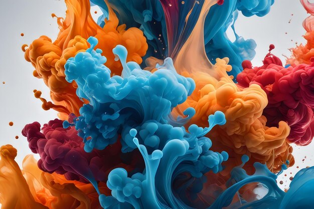 a colorful explosion of powder background