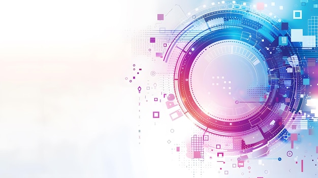 a colorful eye with a colorful background and a colorful lens in the middle