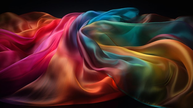 A colorful fabric background