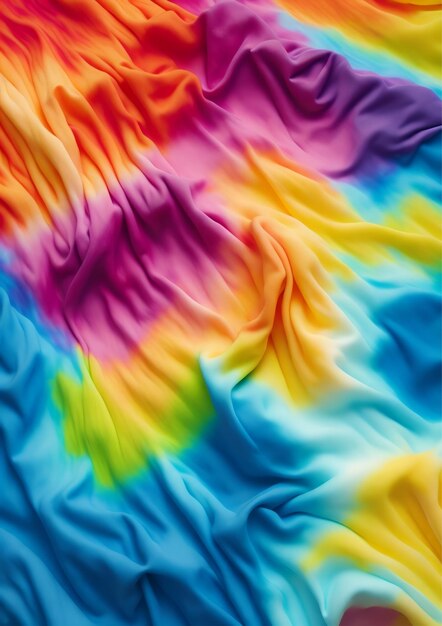 A colorful fabric with the word " rainbow " on it