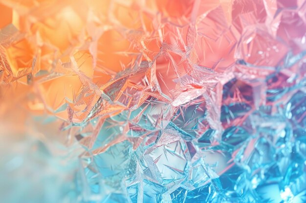 Colorful Fantasy Ice background