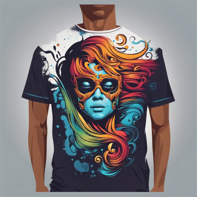 Photo colorful fashion illustration with t shirt and sunglasses vector illustration colorful fashi