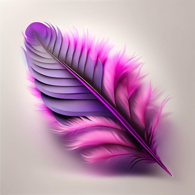 Colorful feather