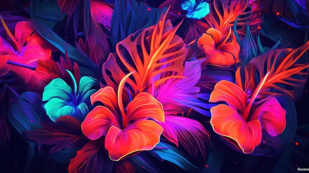 colorful feathers background