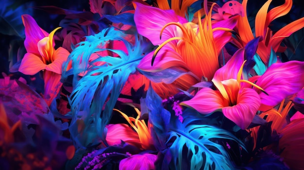 colorful feathers background