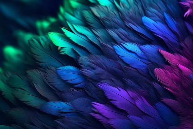 Colorful feathers wallpapers for iphone and android.