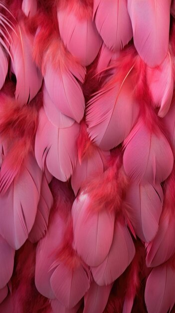 Colorful feathers